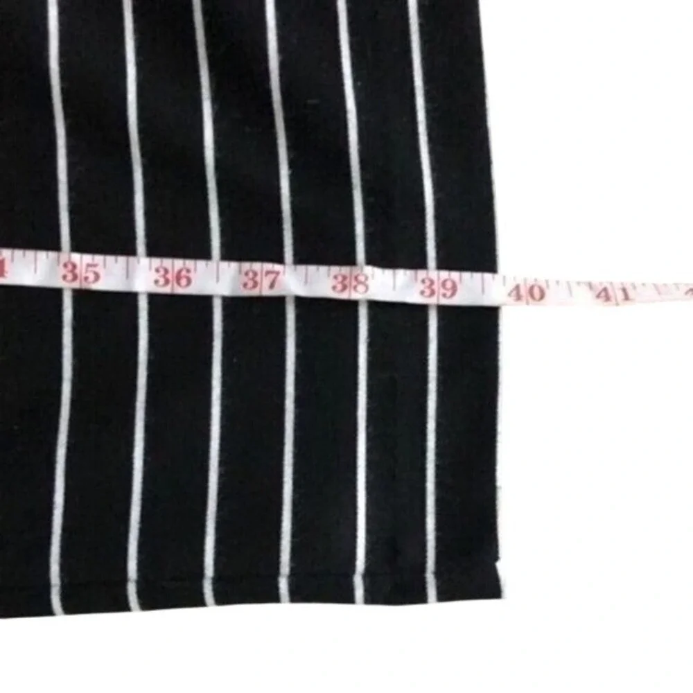 Tribal Sleeveless Stripped Sheath‎ Bodycon Dress Black White Women's Size 2 - Picture 9 of 9